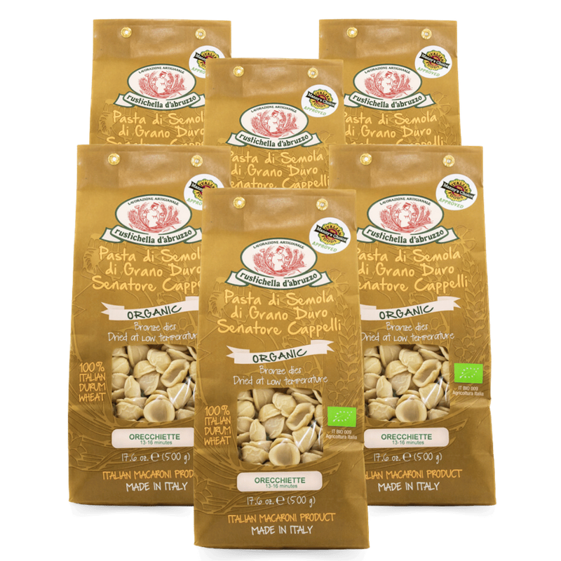 Organic Senator Cappelli Orecchiette (6 Pack) Organic Senator Cappelli Orecchiette (6 Pack)