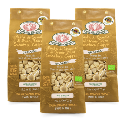 Organic Senator Cappelli Penne Orecchiette (3 Pack)