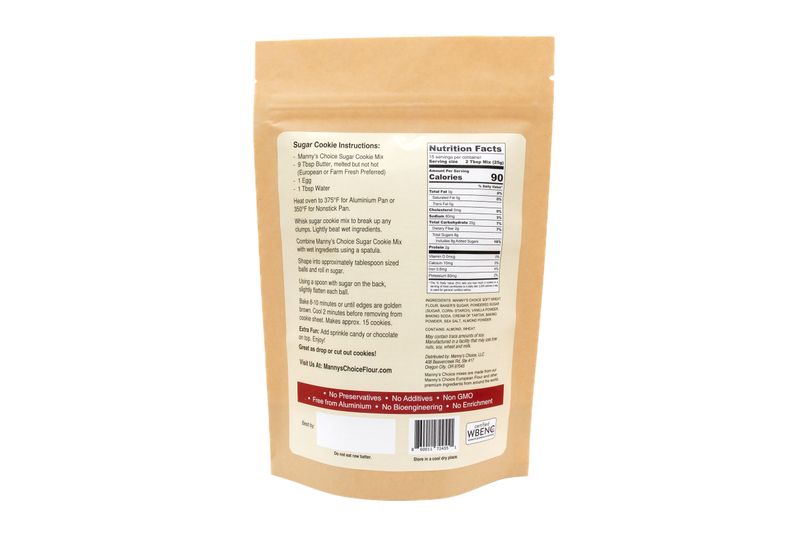 Manny’s Choice Sugar Cookie Mix