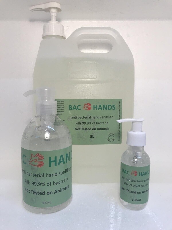 BACT HANDS ANTIBACTERIAL HAND SANITISER 500ml