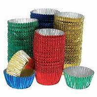 PATTY PANS METALIC PK OF 100 (POA)