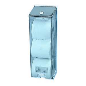 TOILET ROLL DISPENSER POLY CARB TRIPLE  (POA)