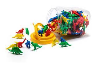 DINOSAUR COUNTERS  64 PCS (POA)