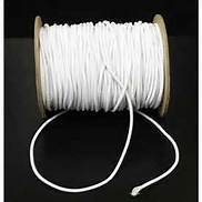 HAT ELASTIC WHITE 2MM X 4MTR