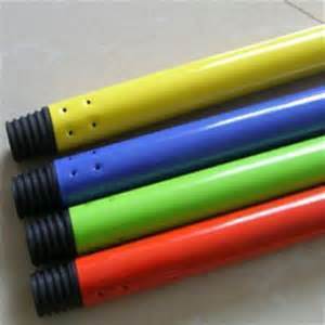 BROOM HANDLE METAL POWDER COATED - ASSORTED COLOURS