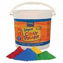 TEMPERA POWDER ASST COLOURS 500G  (POA)