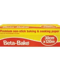 BETA BAKE BAKING PAPER 30CMX120M