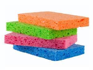 COLORED SPONGES PACK OF 5 (POA)