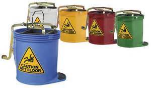 BUCKET CONTRACTOR ROLLER WRINGER BLUE