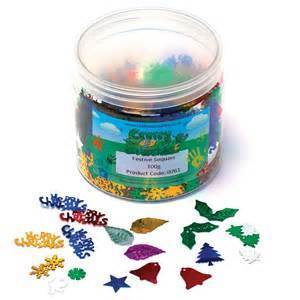 SEQUINS CHRISTMAS MIX JAR 50GMS