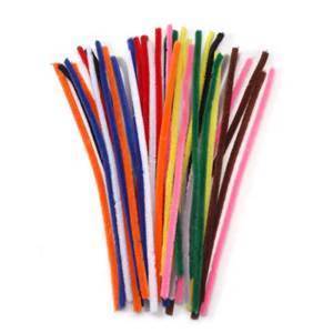 PIPE CLEANERS (CHENILLE STICKS) ASST COLOURS PK/150 (POA)