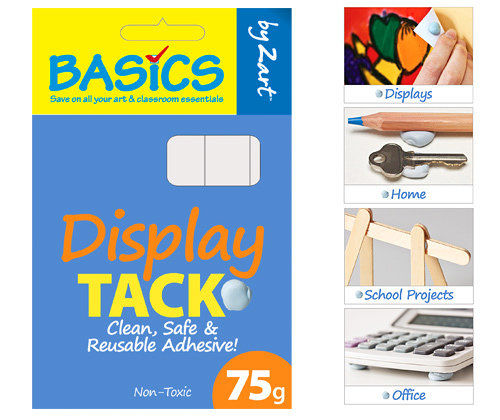 ZART DISPLAY TACK BLUE TAK 75 GRAMS  (POA)