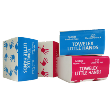 LITTLE HANDS - ULTRASLIM HAND TOWELS 66060 - PK 120 - CTN48