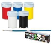 FACE PAINT  5 BASE COLOURS AND BRUSH (POA)