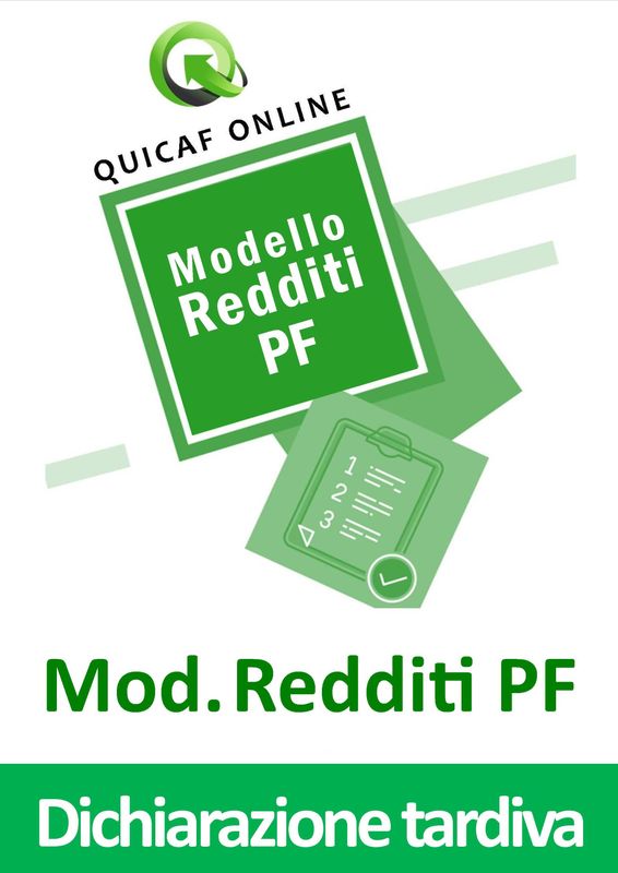 Mod. Redditi PF (tardiva)