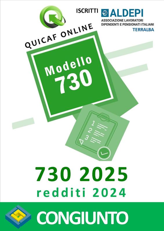 Mod. 730 congiunto (iscritti Aldepi)