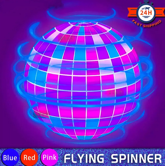 Magic Flying Ball Pro Mini con luci a LED Boomerang Spinner controllato a mano per adulti e bambini