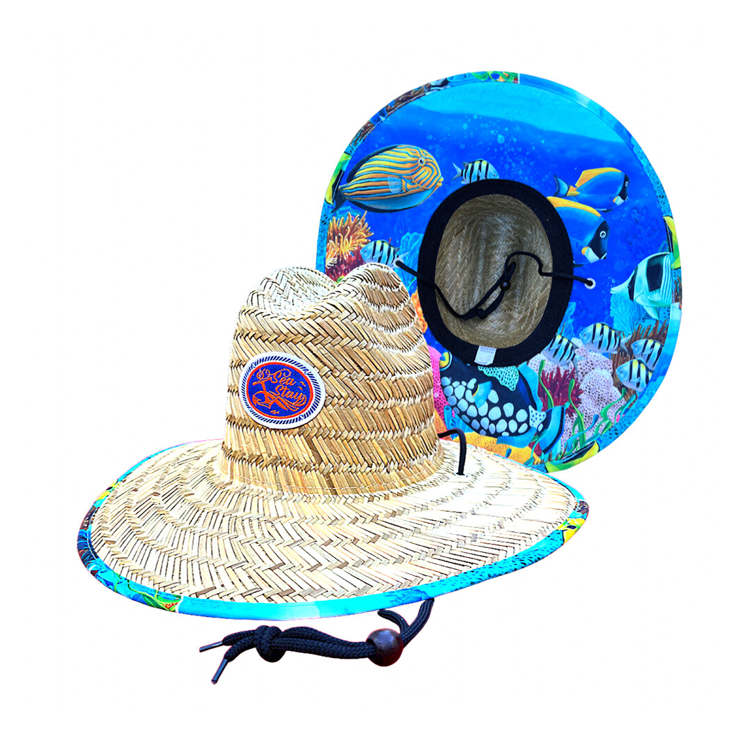 Under Water View Straw Hat