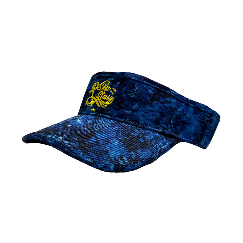 Blue Camo Visor