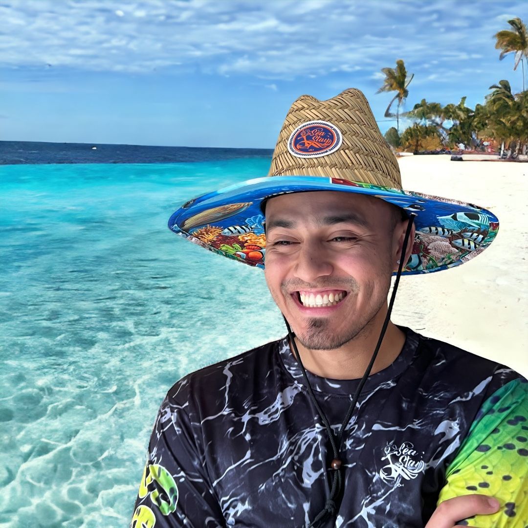 Under Water View Straw Hat