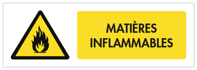 STICKER MATIERES INFLAMMABLES - MPB003