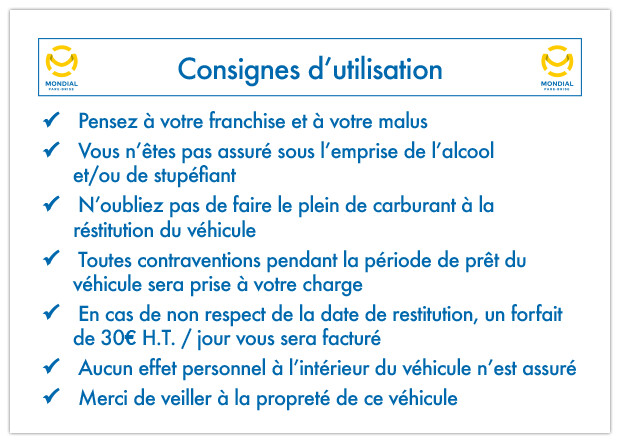 STICKER CONSIGNES DE SECURITE - MPB009