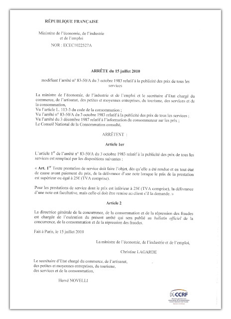 AFFICHE ARRÊTÉ PAR 2 - MPB014