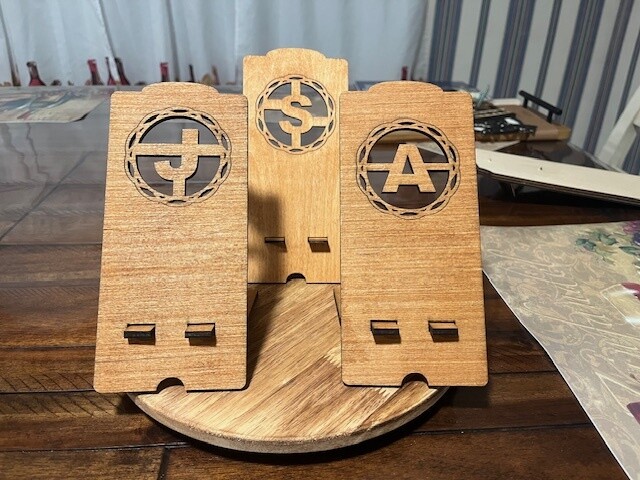 Customized iPhone Holder/Charging Dock