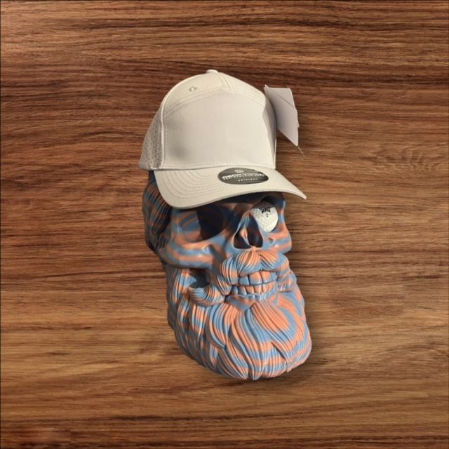 Decky 7 Panel Golf Cap with Custom Patch