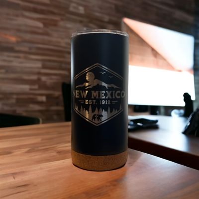 16 Oz Cork Bottom Tumbler