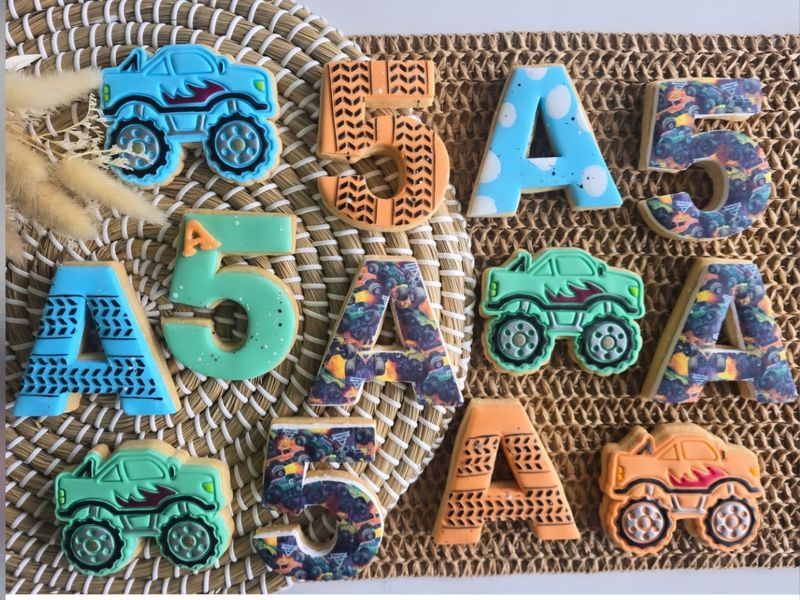 Monster Truck Cookies