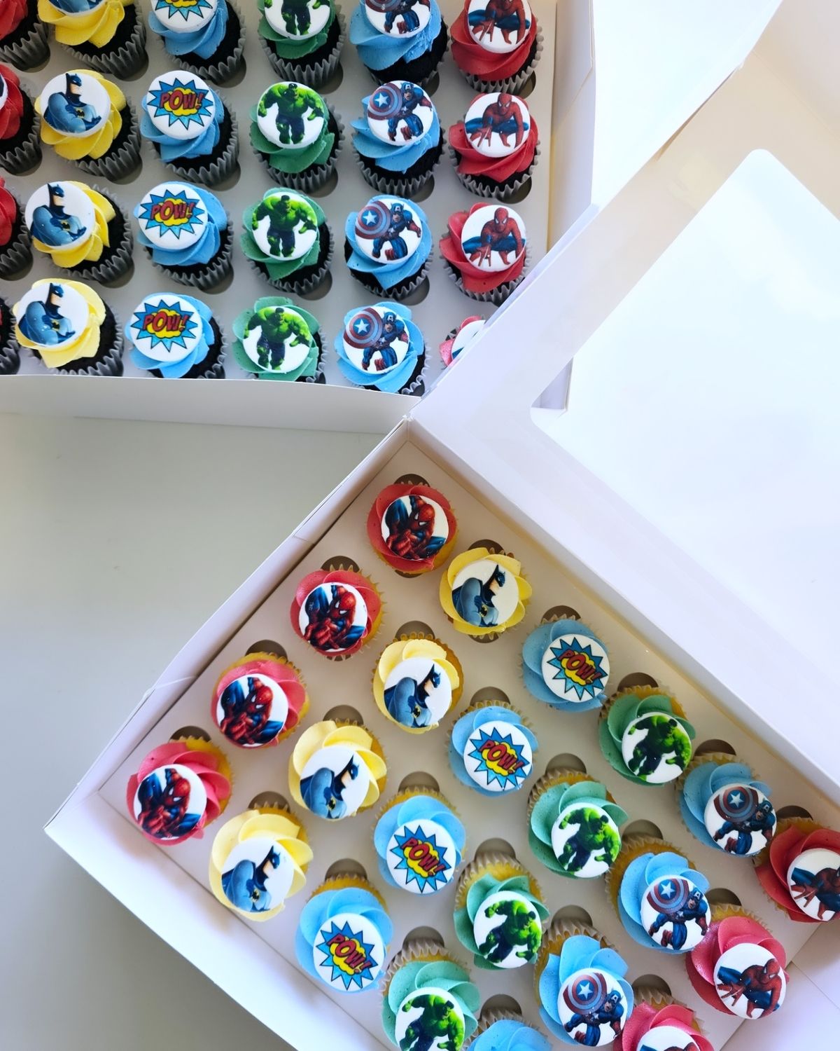 Marvel Cupcakes 