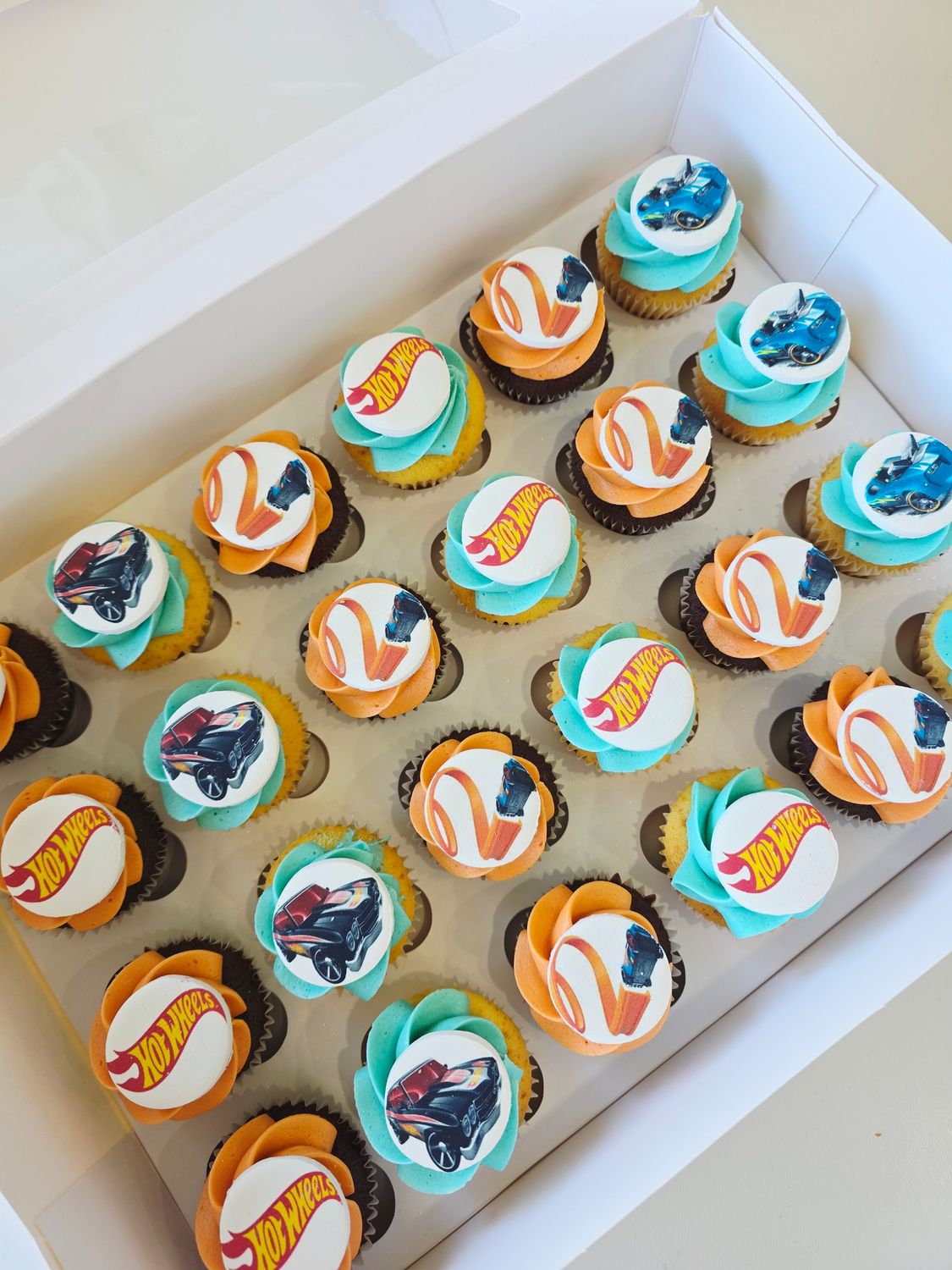 Hot Wheels Cupcakes