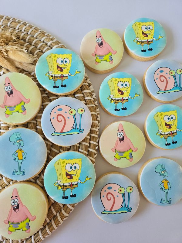 Spongebob Character Cookies