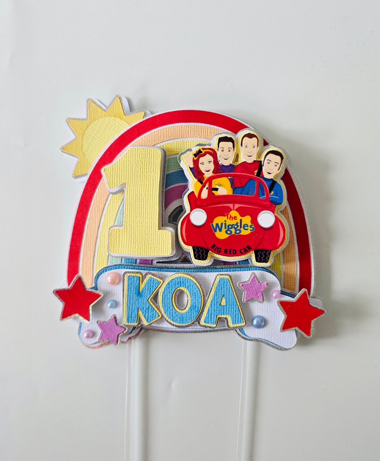 Wiggles Cardstock Topper