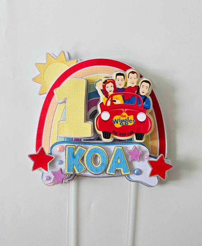 Wiggles Cardstock Topper