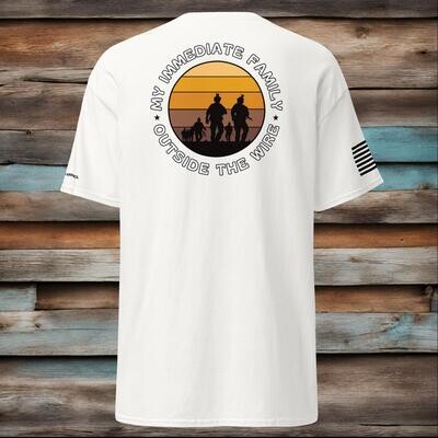 Veteran "Brotherhood" t-shirt for anyone in the Army, Navy, Marines or Airforce.