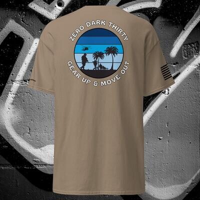 Zero Dark Thirty veteran's t-shirt, military apparel for Army, Marines, Navy & Airforce.
