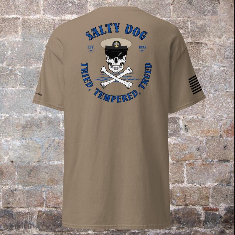 Salty Dog veteran t-shirt for veterans &amp; active duty in the US Navy or Coast Guard