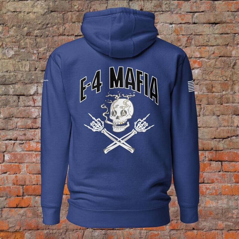 E4 Mafia veteran hoodie for the Marines, Army, Navy, Air Force or Coast Guard Vet&#39;s