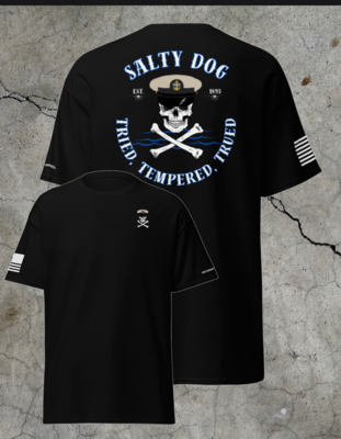 Salty Dog veteran t-shirt for veterans & active duty in the US Navy or Coast Guard