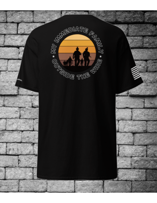 "Brotherhood" veteran t-shirt for anyone from the Army, Navy, Airforce & Marines.