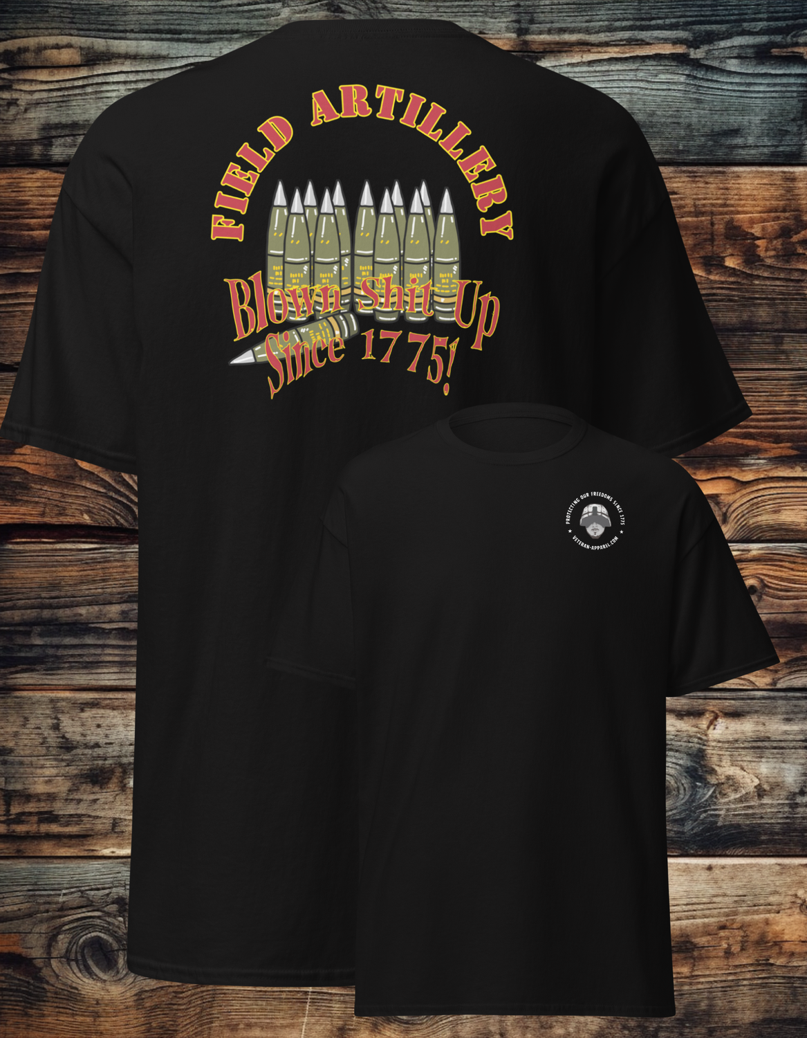 Army &amp; USMC Field Artillery T-shirt | Army T-shirt | Veteran T-shirt | Marine Shirt | Field Artillery | Marine Apparel | USMC Shirt | Marine Clothes