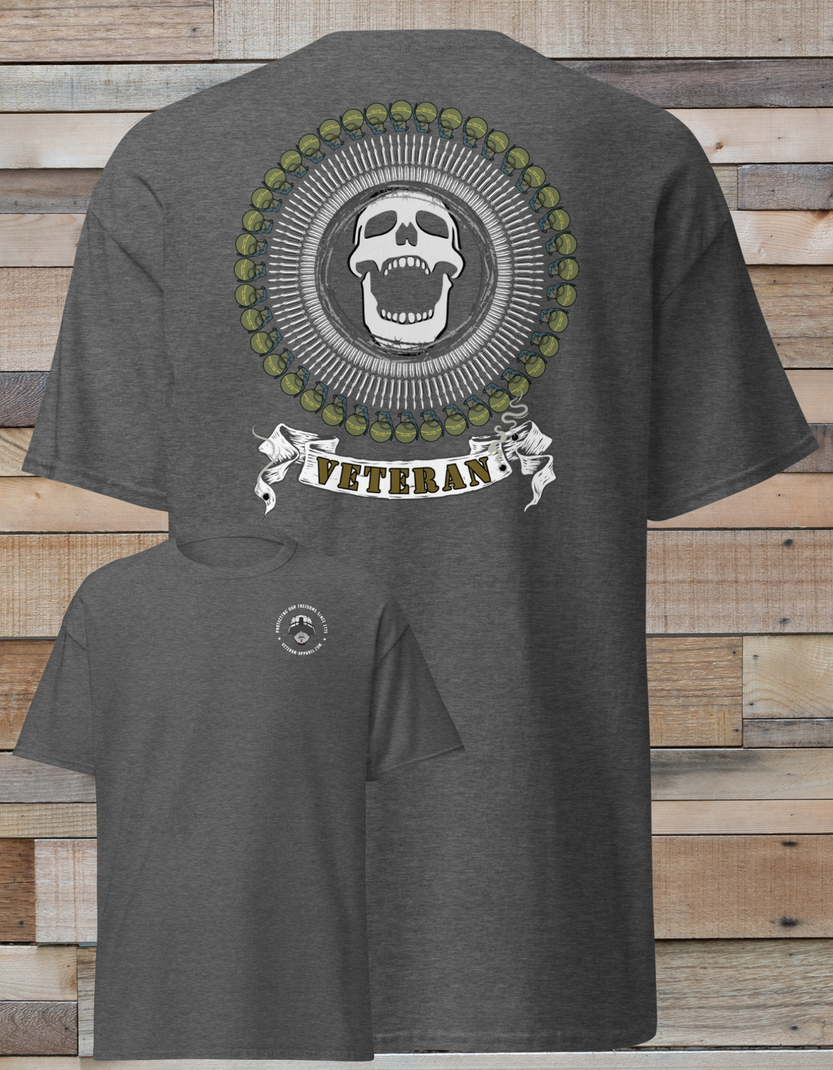 Veteran Skull T-shirt | US Army Shirt | Marine T-shirt | Army Veteran | USMC Veteran | Navy Veteran | Military T-shirt | Veteran Shirt | Veteran Gift