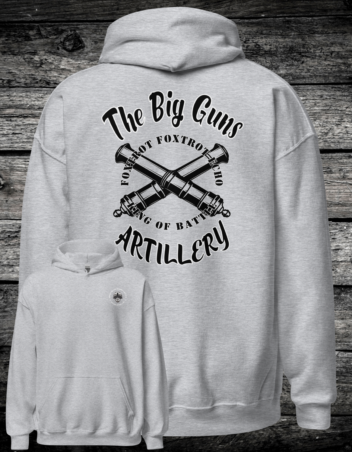 The Big Guns, King of Battle, Field Artillery Hoodie | King of Battle Hoodie | Veteran Hoodie