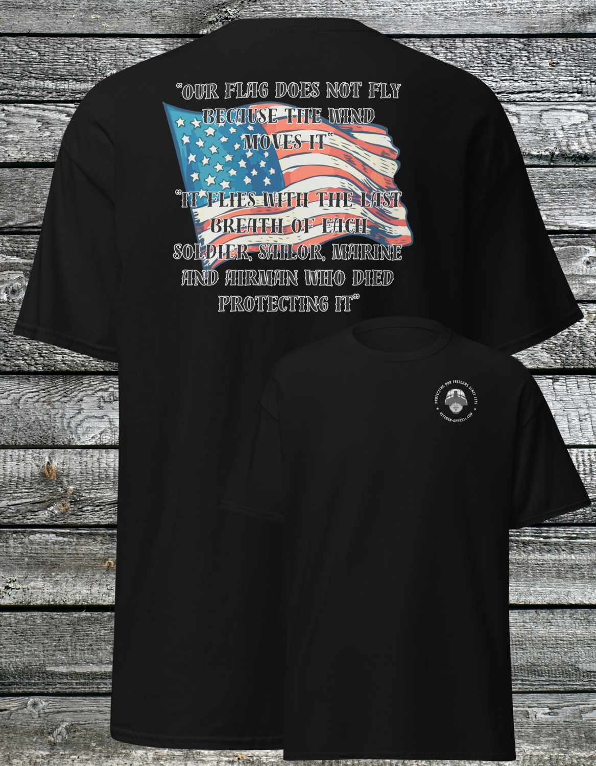American patriotic t-shirt | American Flag | Honoring Veterans | American Flag Shirt | USA Shirt | American Flag Apparel | American Pride