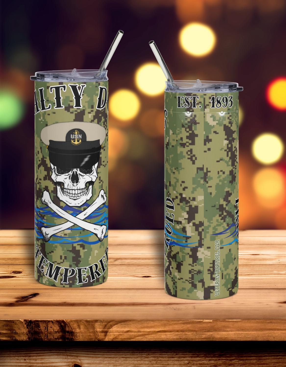 Navy Chief Mug | Salty Dog Tumbler | Back Bone of the Navy | Chief Petty Officer Mug