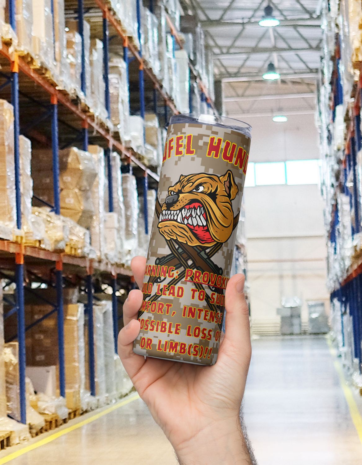 Teufel Hunden USMC tumbler | Devil Dog tumbler | Hot and Cold tumbler