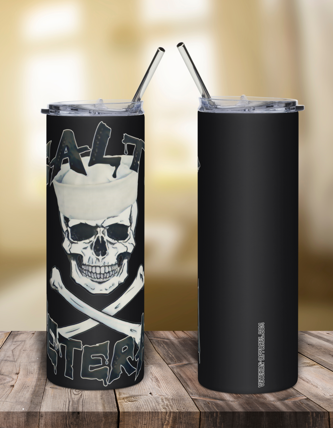 Salty Navy Tumbler | Navy Veteran | Hot and Cold tumbler