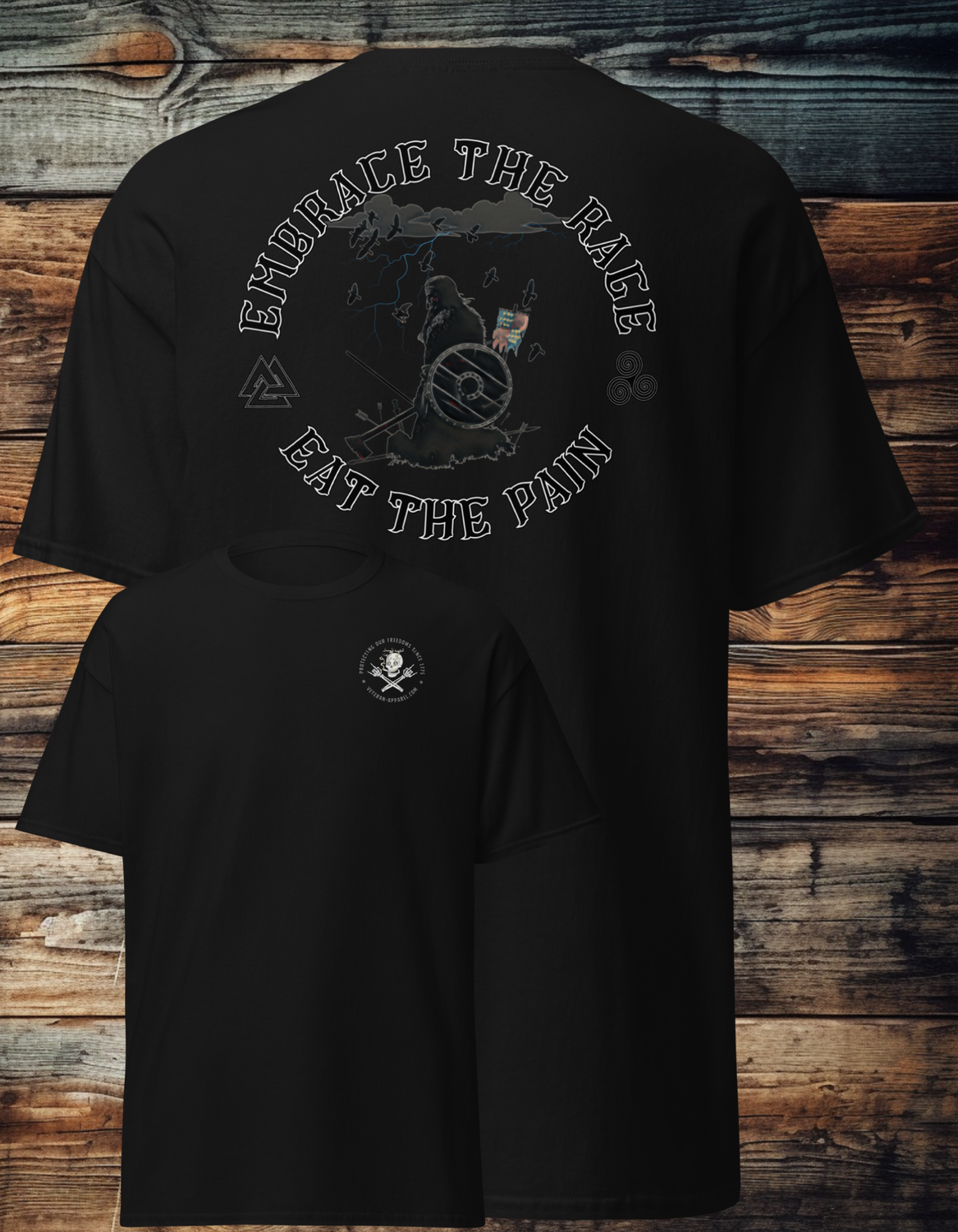 Embrace the Rage T-shirt | Warrior T-shirt | Viking Shirt | Valhalla shirt | Berserker Shirt